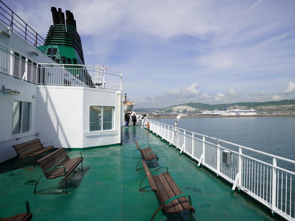 Views from the Irish Ferries crossing across the English Channel