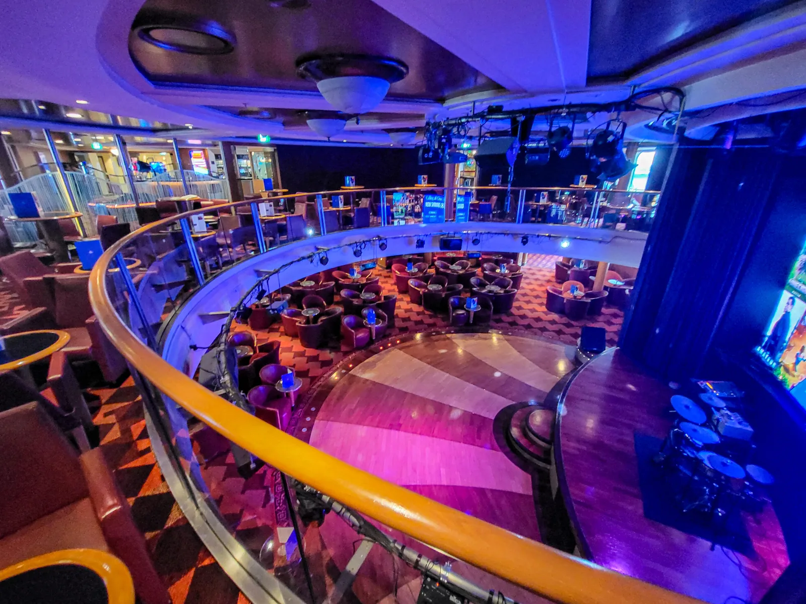 The show lounge aboard the Hull to Rotterdam overnight ferry